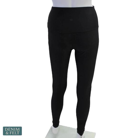 Lululemon Black Sports Bra Size 6 & High-Rise Leggings Size 4 Activewear Set - Picture 6 of 8